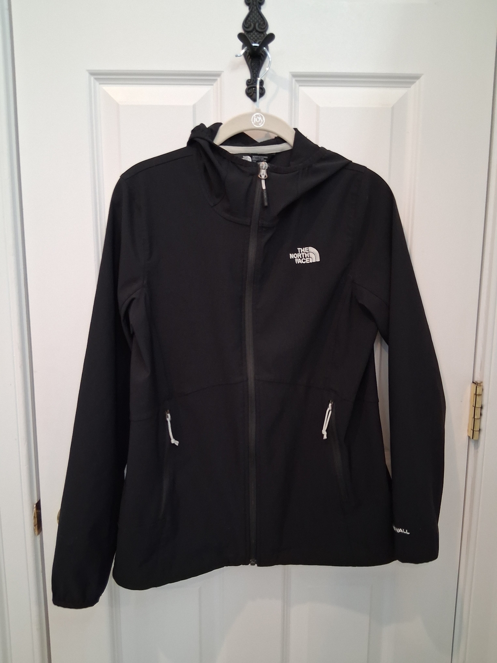 The North Face Black Full-Zip Hooded Lightweight Windbreaker